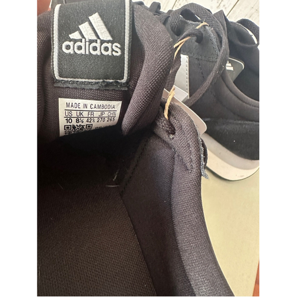 Adidas Run 60s 3.0 Sneakers Black Silver Size 8 and 10 - Picture 7 of 9